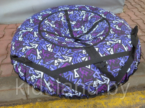 Надувная ватрушка (тюбинг) 100 см "Экстрим фиолетовый" с автокамерой - фото 3 - id-p114058042