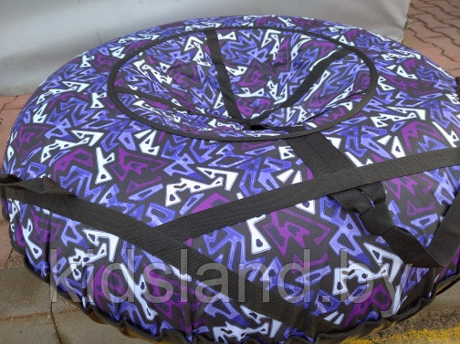 Надувная ватрушка (тюбинг) 100 см "Экстрим фиолетовый" с автокамерой - фото 4 - id-p114058042