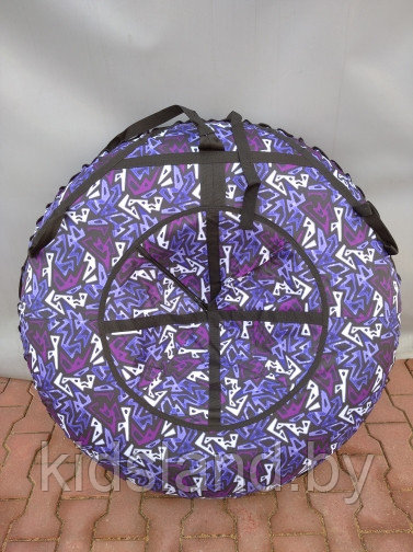 Надувная ватрушка (тюбинг) 110 см "Экстрим фиолетовый" с автокамерой - фото 2 - id-p114058068