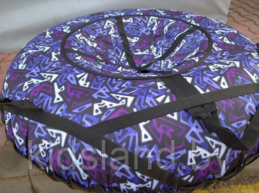 Надувная ватрушка (тюбинг) 110 см "Экстрим фиолетовый" с автокамерой - фото 4 - id-p114058068