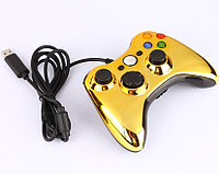 Проводной геймпад для Microsoft Xbox 360, PC (USB, золотой, 2 метра, копия)