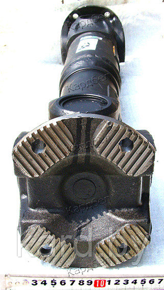 6460Г-2205011-41 (6460-2205011-10) Вал карданный L= 860 мм. Евро фланец на 4 отв. Крестовина 57Х152 мм. КАМАЗ, фото 1