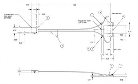 Fife SE-32 High Temperature Fiber Optic Sensor, фото 2