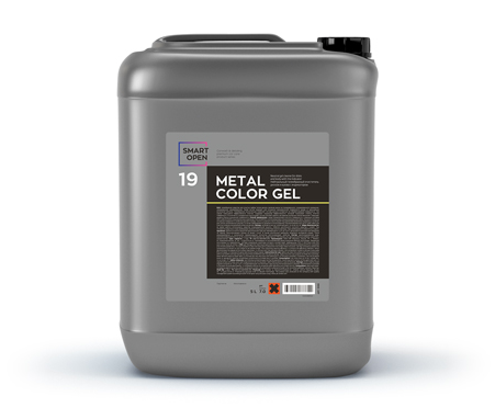 19 METAL COLOR GEL - Нейтральный очиститель дисков и кузова с индикатором | SmartOpen | 5л
