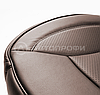 Накидка на сиденье каркасная AUTOPROFI экокожа 1шт., фото 3