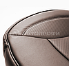 Накидки на сиденья каркасные AUTOPROFI экокожа комплект, фото 7