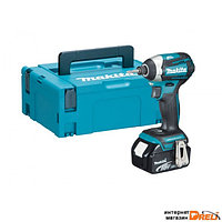 Аккум. шуруповерт MAKITA DTD 154 RFE в чем. (18.0 В, 2 акк., 3.0 А/ч Li-Ion, 2 скор., 175 Нм, шурупы до 13 мм)