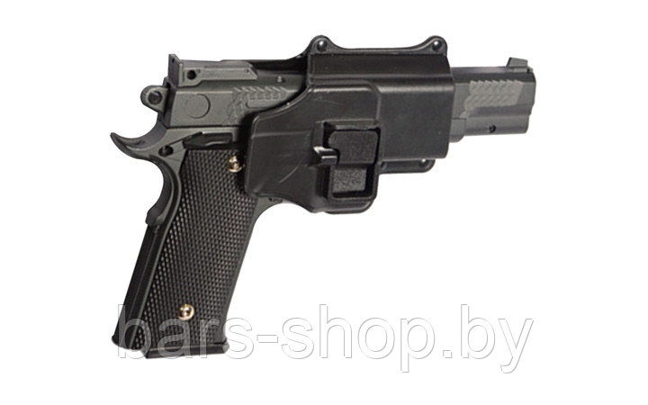 Пистолет Galaxy G.20+ (с кобурой) пружинный 6 мм - фото 1 - id-p114090765