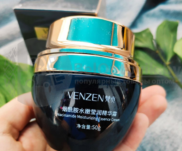 Уценка Увлажняющий питательный крем для лица с ниоцинамидом VENZEN Niacinamide Advanced Hydrating, 50g - фото 6 - id-p114097363