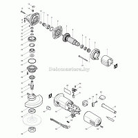 Кольцо лабиринтное резин.19(14), MAKITA (421868-5)