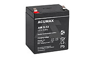 Батарея аккумуляторная Acumax AM5-12, T2, 12V/5Ah, 101(107)x90x70 HxLxW, 1.74kg, 6-9 лет