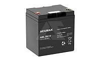 Батарея аккумуляторная Acumax AML28-12, 12V/28Ah, 172(175)x164x125 HxLxW, 9.5kg, 10-12лет