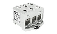 Клемма Morek OTL150-3 серая, 3xAl/Cu 25_150mm², 320(CU)/290(AL)A на клемму, 1000V, винтовые зажимы