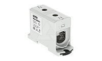 Клемма Morek OTL240 серая, 1xAl/Cu 35_240mm², 425(CU)/380(AL)A, 1000V, винтовые зажимы