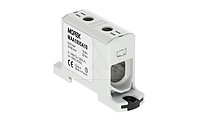 Клемма Morek OTL95 серая, 1xAl/Cu 6_95mm², 245(CU)/220(AL)A, 1000V, винтовые зажимы