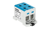 Клемма Morek OTL95-2 синяя, 2xAl/Cu 6_95mm², 245(CU)/220(AL)A на клемму, 1000V, винтовые зажимы