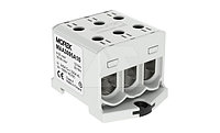 Клемма Morek OTL95-3 серая, 3xAl/Cu 6_95mm², 245(CU)/220(AL)A на клемму, 1000V, винтовые зажимы