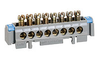 Клеммная колодка 1х6-25+12х1.5-16мм2, L=113мм, без изолир. крышки