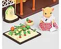 Игровой домик Happy Family Лесной домик 012-03 аналог Sylvanian Families Сильваниан с мебелью, светом, фото 9