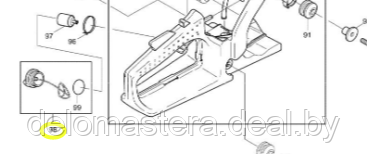 Пробка бака топл. DCS7901/DCS64 (010114050) MAKITA 10114050