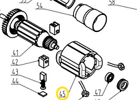 Статор JS6506-2LE WORTEX UK6204-45