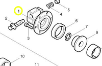 Ствол для модели HM1304 MAKITA 324098-6 (оригинал)