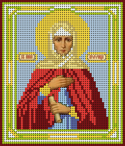 Схемы для вышивания бисером "Святая Анна пророчица" - фото 1 - id-p6676766