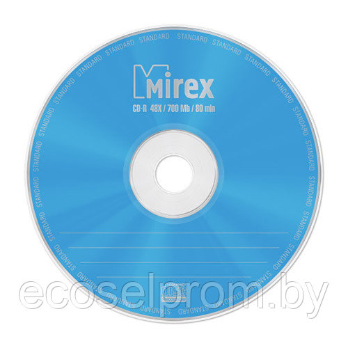 Диск Mirex CD-R Standart 700MB 48x конверт (UL120051A8C) - фото 2 - id-p114233216