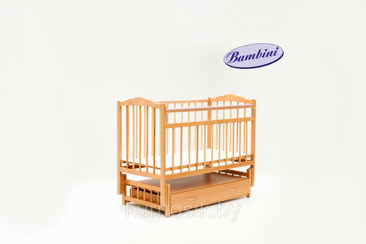Кроватка Bambini (Бамбини) 10 натуральный - фото 2 - id-p6681293