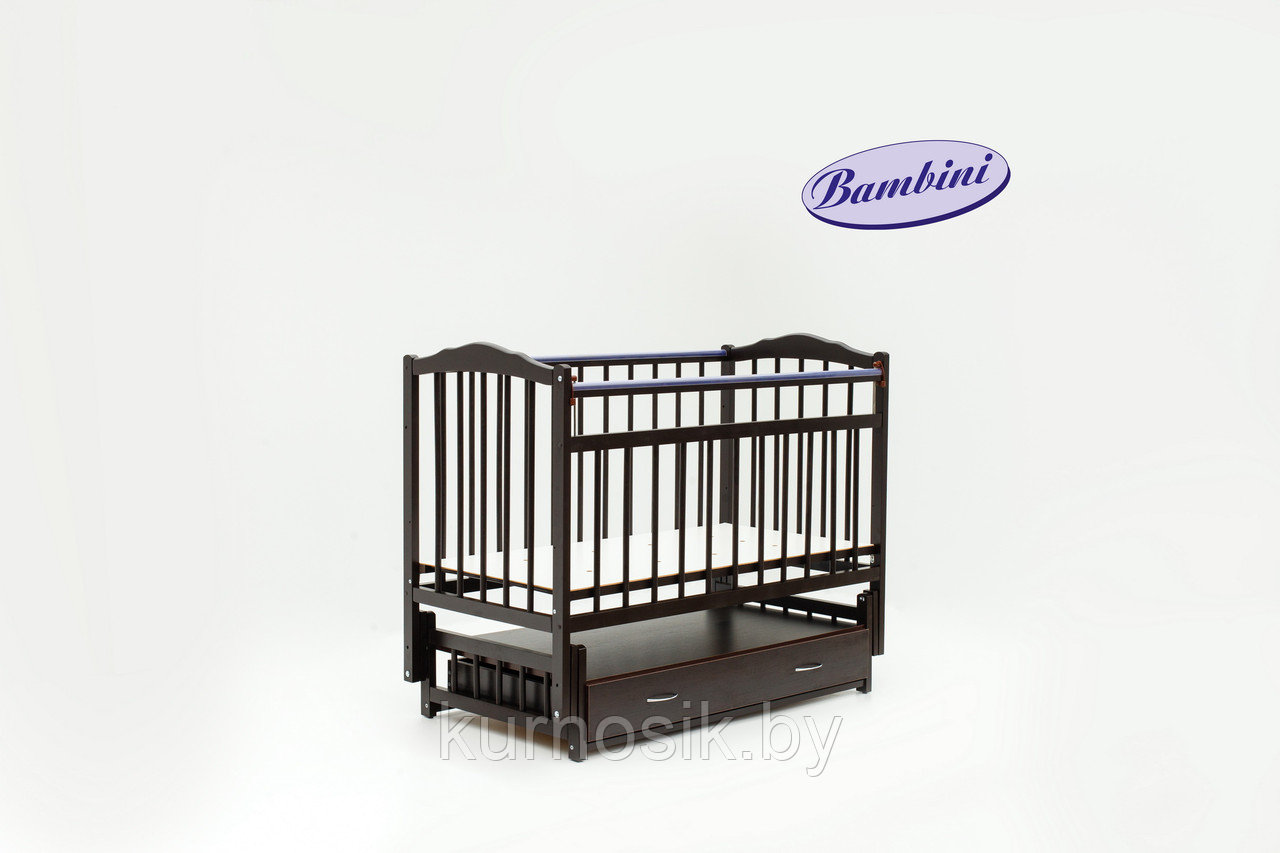 Кроватка Bambini (Бамбини) 10 темный орех - фото 2 - id-p6681299