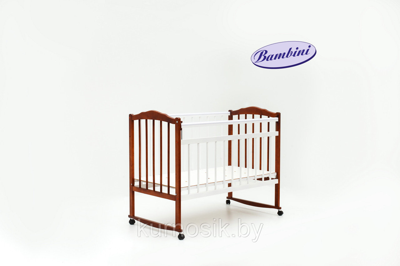 Кроватка Bambini (Бамбини) 09 белый орех - фото 2 - id-p6681333