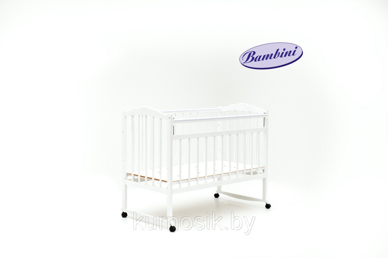 Кроватка Bambini (Бамбини) 09 белый - фото 2 - id-p6681336