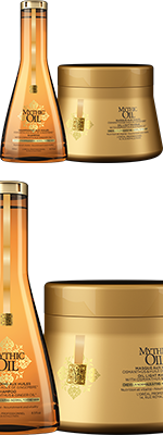 Комплект Лореаль Митик Оил шампунь + маска (300+250 ml) для ежедневного ухода на основе масел - Loreal