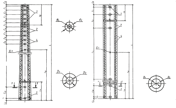 Стойка центрифугированная  СКЦ 12-127с