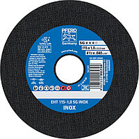 Круг (диск) отрезной 115 мм толщина 1,0 мм по нержавеющей стали, EHT 115-1,0 SG INOX, Pferd
