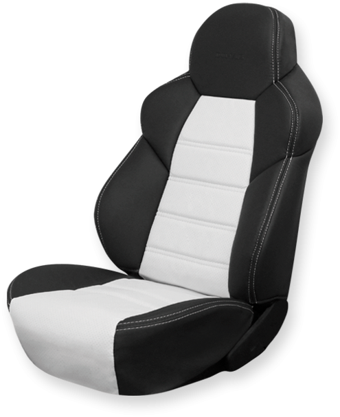 Чехлы на сидения Dinas Drive, универсальные, черно-белый - фото 1 - id-p114315463