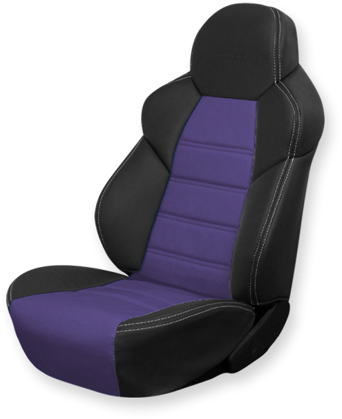 Чехлы на сидения Dinas Drive, универсальные, черно-фиолетовый - фото 1 - id-p114315467
