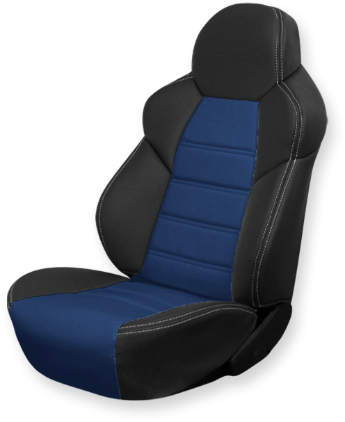 Чехлы на сидения Dinas Drive, универсальные, черно-синий - фото 2 - id-p114315468