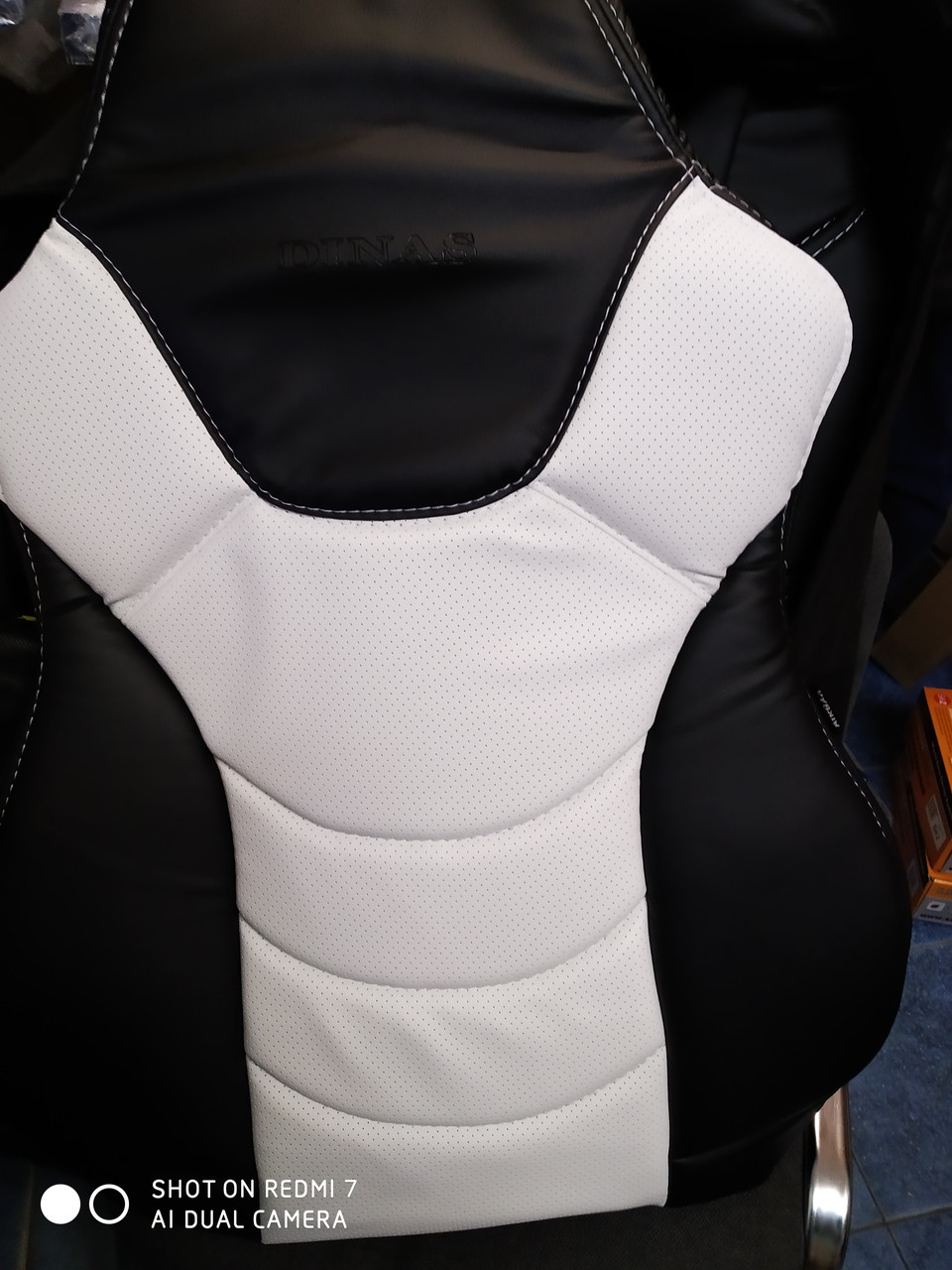 Чехлы на сидения Dinas Drive, универсальные, черно-белый - фото 2 - id-p114315463
