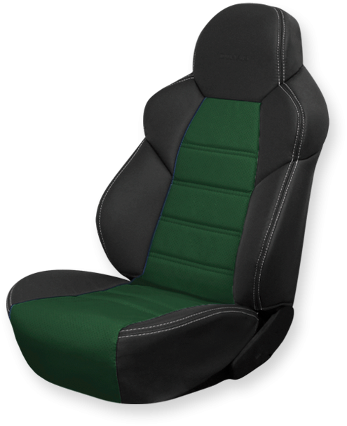 Чехлы на сидения Dinas Drive, универсальные, черно-зеленый - фото 1 - id-p114315469