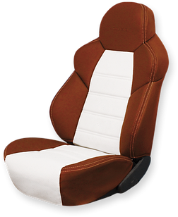 Чехлы на сидения Dinas Drive, универсальные, паприка-белый