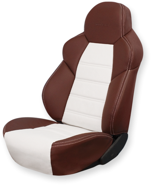 Чехлы на сидения Dinas Drive, универсальные, коричнево-белый - фото 1 - id-p114315474