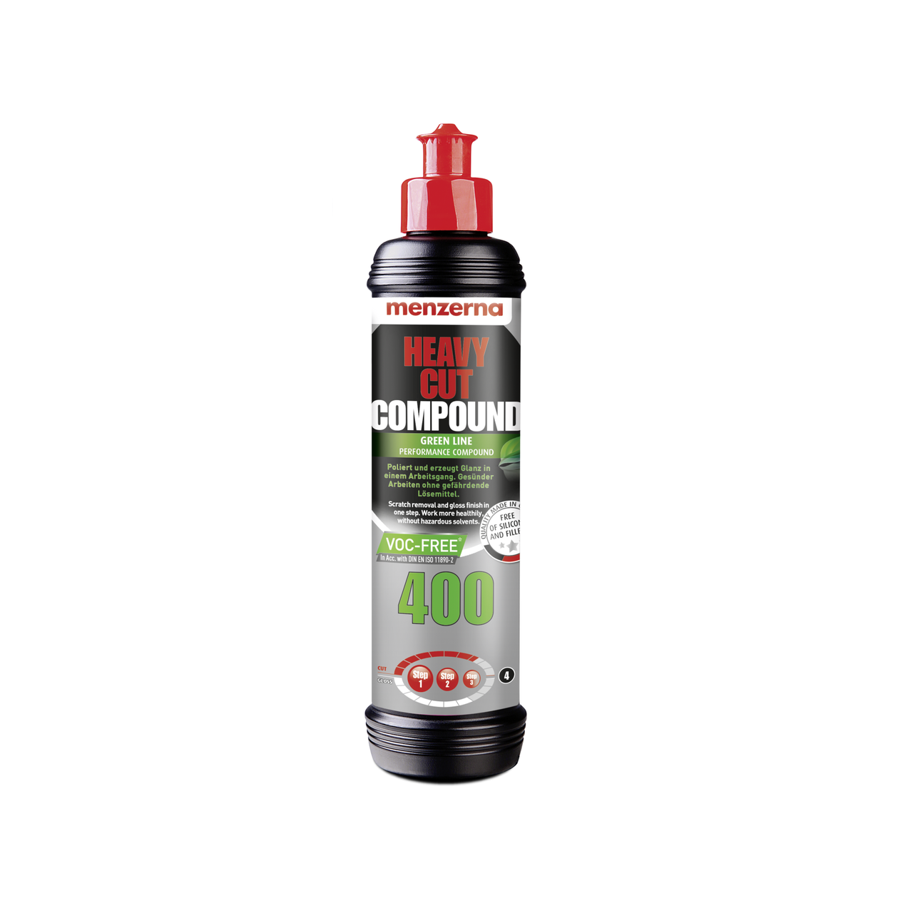 HCC 400 Green Line (Heavy Cut Compound 400) - Универсальная полировальная паста | Menzerna | 250мл