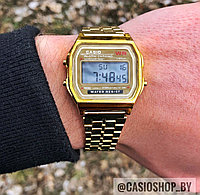 Часы Casio vintage электронные (gold)