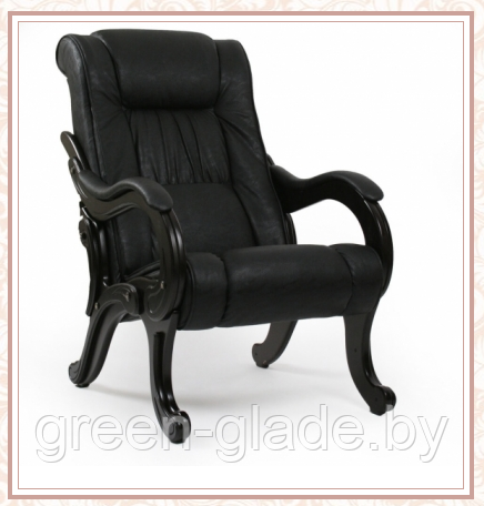 Кресло для отдыха модель 71 каркас Венге экокожа Дунди-109 - фото 2 - id-p23905388