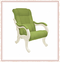Кресло для отдыха модель 71 каркас Дуб шампань ткань Verona Apple Green