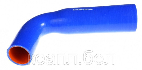 Патрубок силиконовый для КАМАЗ радиатора нижний (L270/132, d65/48)