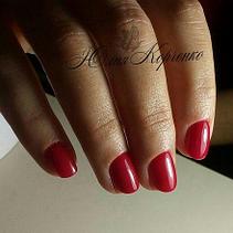 Гель лак Haruyama (рубиново-красный) Gel Polish, 8 ml., фото 2