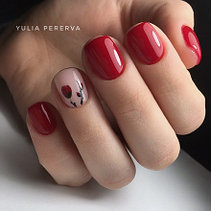 Гель лак Haruyama (рубиново-красный) Gel Polish, 8 ml., фото 3
