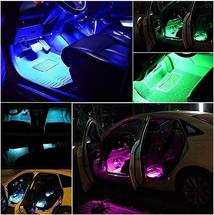 Автомобильная светодиодная лента-подсветка для салона Car Atmosphere Light - фото 2 - id-p114367597